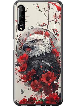 Чехол на huawei p smart pro рубиновый орел "6103u-1906-10746"