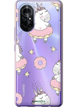Чехол на huawei nova 8 единорожки "4659u-2245-10746"