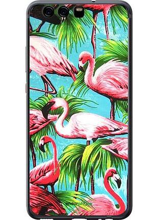 Чехол на huawei p10 tropical background "4016u-780-10746"