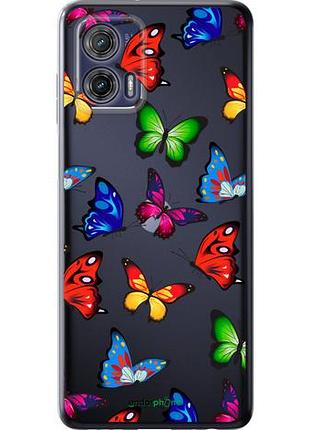 Чохол на motorola g73 барвисті метелики "4761u-3196-10746"