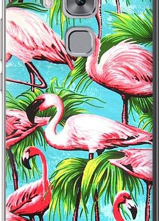 Чехол на huawei nova plus tropical background "4016u-961-10746"