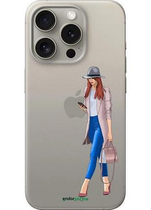 Чехол на iphone 15 pro девушка 1 "4751u-3096-10746"