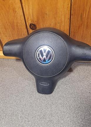 Подушка безопасности руля, airbag volkswagen polo, lupo 98-05r (6x0880201a)