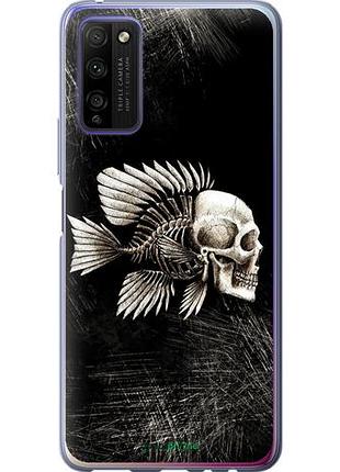 Чехол на huawei honor 30 lite рыбо-человек "683u-2074-10746"