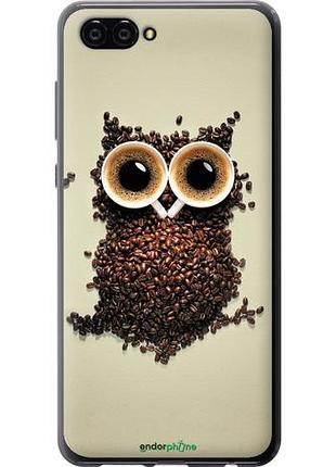 Чехол на huawei nova 2s сова из кофе "777u-1388-10746"