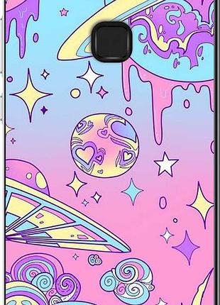 Чехол на huawei p10 lite розовая галактика "4146u-896-10746"
