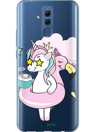 Чехол на huawei mate 20 lite crown unicorn "4660u-1575-10746"