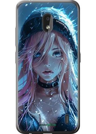 Чехол на nokia 2.2 аниме-дива под дождем "6120u-1706-10746"