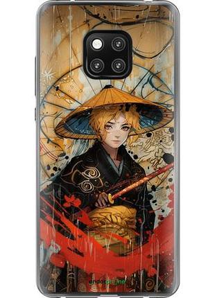 Чехол на huawei mate 20 pro самурайская отвага "6115u-1567-10746"
