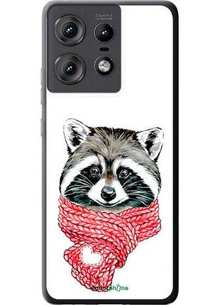Чехол на motorola edge 50 pro 5g енот в шарфе "4688u-3710-10746"