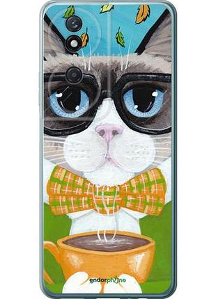 Чехол на huawei honor play 50 plus cat&coffee "4053u-3399-10746"