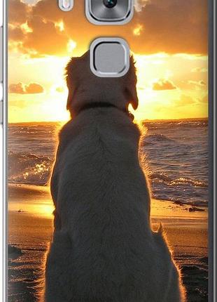 Чохол на huawei nova plus захід і собака "3966u-961-10746"