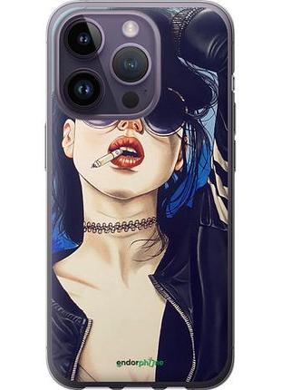 Чехол на iphone 14 pro девушка на стиле "4151u-2646-10746"