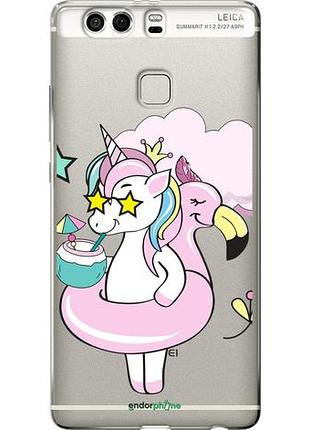 Чехол на huawei p9 plus crown unicorn "4660u-300-10746"