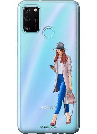 Чехол на huawei honor 9a девушка 1 "4751u-1900-10746"