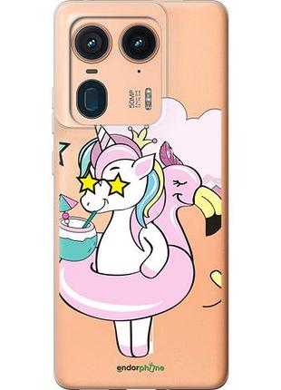 Чехол на motorola edge 50 ultra crown unicorn "4660u-3760-10746"