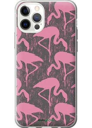Чехол на iphone 12 vintage-flamingos "4171u-2053-10746"