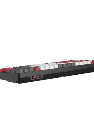Механическая игровая беспроводная клавиатура bloody ws87 (naraka), usb, rgb подсветка, blms red plus switch