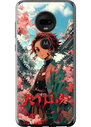 Чехол на motorola moto g7 tanjiro kamado "6132u-1614-10746"