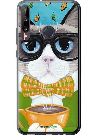 Чехол на huawei p40 lite e cat&coffee "4053u-1875-10746"
