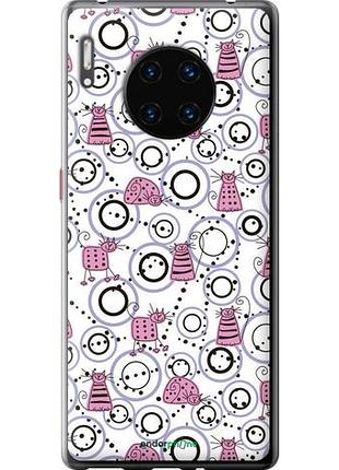 Чехол на huawei mate 30 pro смешные коты "907u-1796-10746"