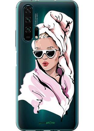 Чохол на huawei honor 20 pro дівчина в окулярах 2 "4714u-1702-10746"