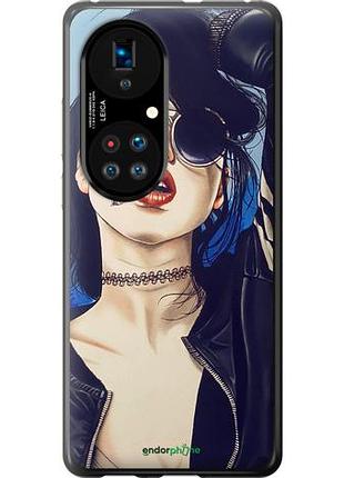 Чехол на huawei p50 девушка на стиле "4151u-2292-10746"