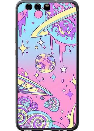 Чехол на huawei p10 розовая галактика "4146u-780-10746"