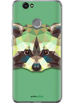 Чехол на huawei nova енот "1217u-439-10746"