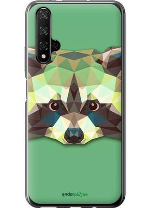 Чехол на huawei honor 20 енот "1217u-1697-10746"