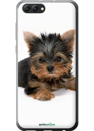 Чехол на huawei honor v10 / view 10 щенок йоркширского терьера "931u-1579-10746"