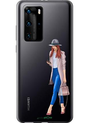 Чехол на huawei p40 pro девушка 1 "4751u-1839-10746"