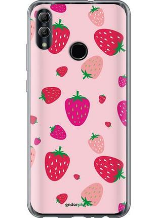 Чехол на huawei honor 10 lite клубнички "4332u-1618-10746"