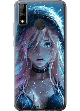 Чехол на huawei y8s аниме-дива под дождем "6120u-2027-10746"