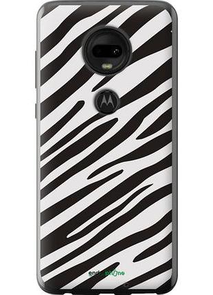 Чехол на motorola moto g7 классическая зебра "4874u-1614-10746"