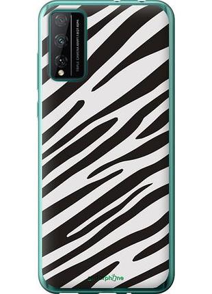 Чехол на huawei honor play 4t pro классическая зебра "4874u-1914-10746"
