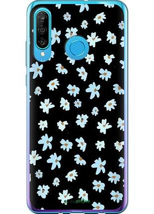 Чехол на huawei p30 lite цветочный "4900u-1651-10746"