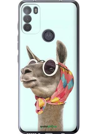 Чехол на motorola g50 модная лама "4479u-2354-10746"