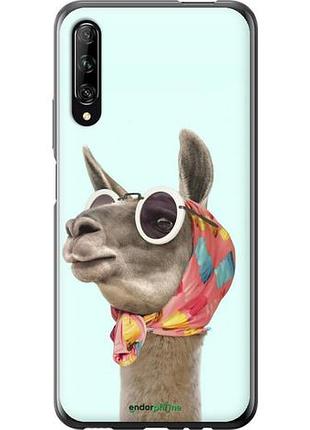 Чехол на huawei p smart pro модная лама "4479u-1906-10746"
