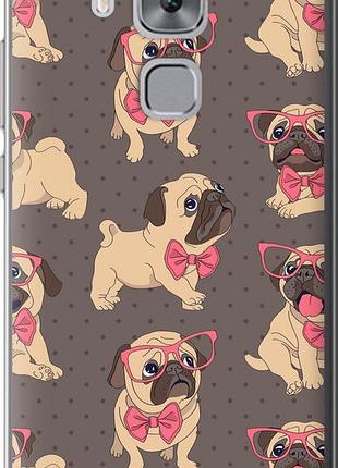 Чехол на huawei nova plus мопсики 2 "4362u-961-10746"