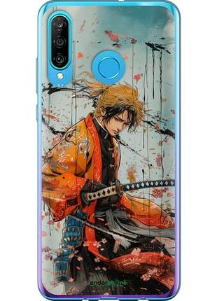 Чехол на huawei p30 lite agatsuma zenitsu: убийца демонов "6118u-1651-10746"