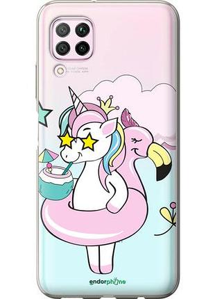 Чехол на huawei p40 lite crown unicorn "4660u-1887-10746"