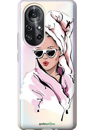 Чохол на huawei nova 8 pro дівчина в окулярах 2 "4714u-2246-10746"