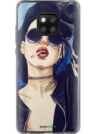 Чехол на huawei mate 20 pro девушка на стиле "4151u-1567-10746"