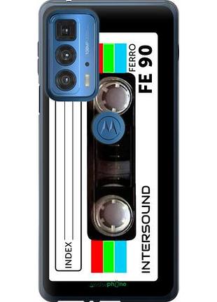 Чехол на motorola edge 20 pro кассета с90 "4894u-2662-10746"