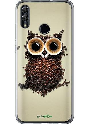 Чохол на huawei honor 10 lite сова з кави "777u-1618-10746"