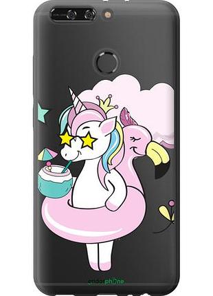 Чехол на huawei honor v9 / honor 8 pro crown unicorn "4660u-1246-10746"