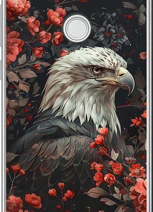Чехол на huawei p8 lite (2017) цветочный страж "6102u-777-10746"
