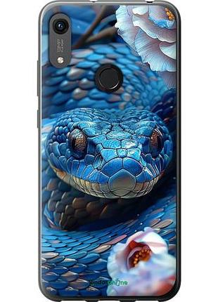 Чехол на huawei y6s blue snake "6079u-1871-10746"