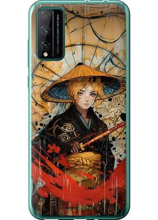 Чехол на huawei honor play 4t pro самурайская отвага "6115u-1914-10746"